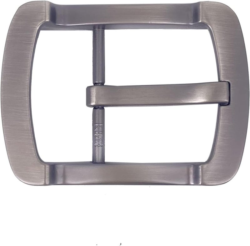 LAXPICOL 1.5"(40mm) Solid Sturdy Single Prong Square Belt Buckle For Men - Image 1